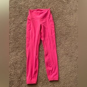 Sonic Pink Lululemon align leggings